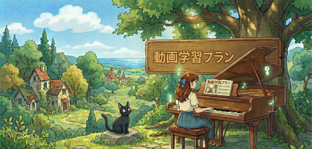 Kuroneko piano school video lesson 